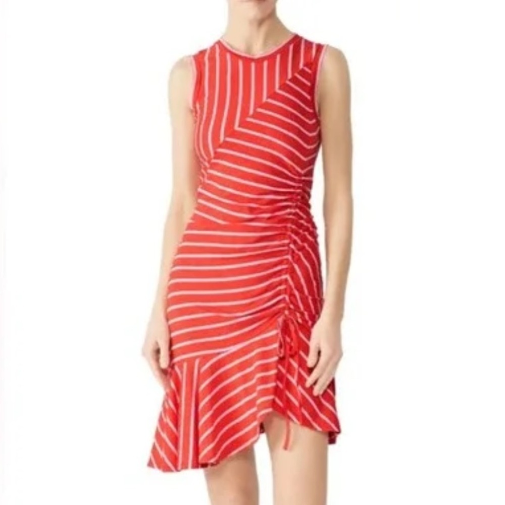 Parker Women's Lucia Ruched Skirt Midi Dress size small - Picture 5 of 10